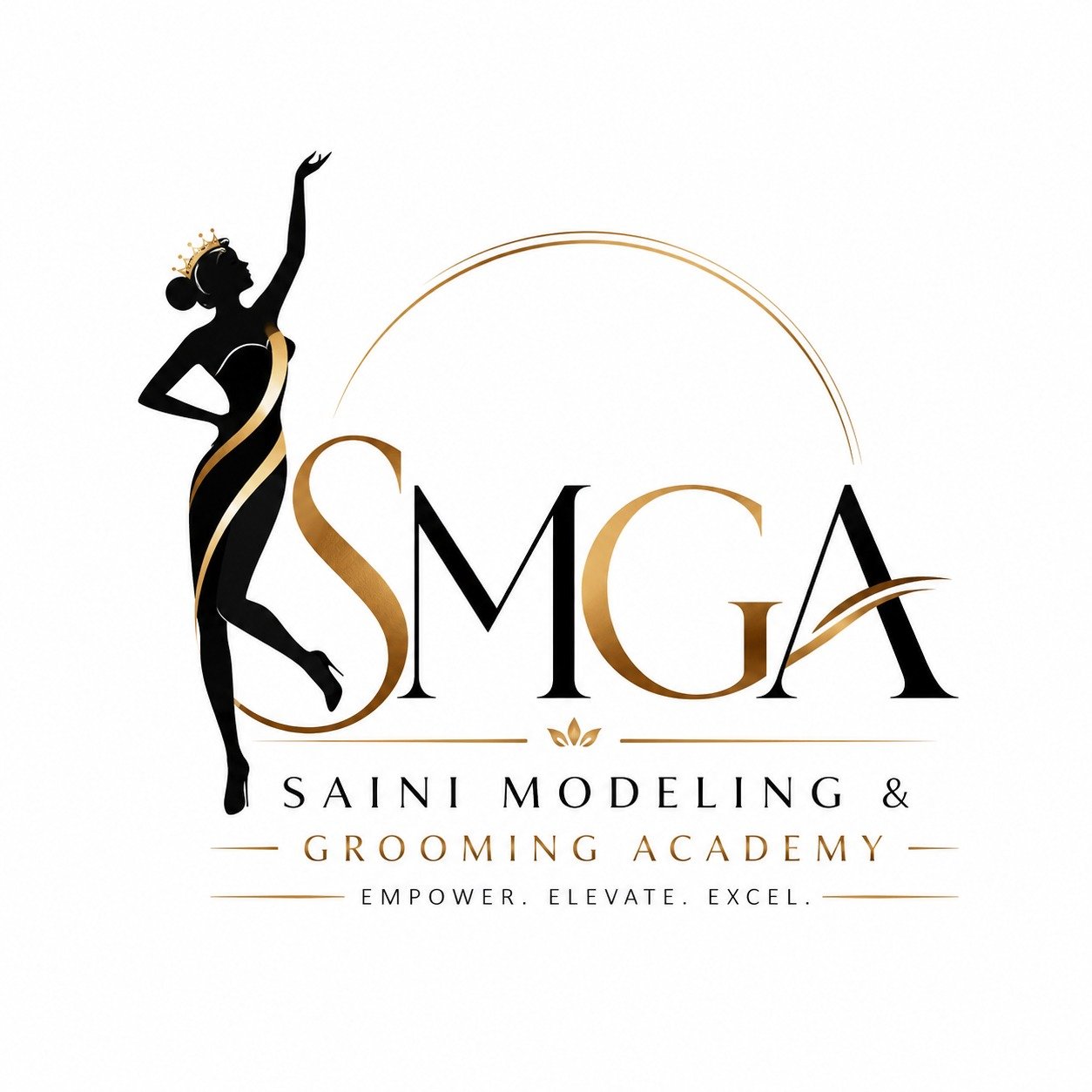 SMGA — Saini Modeling & Grooming Academy logo